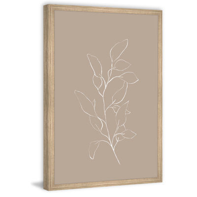 Bare Leaves - Single Picture Frame Painting