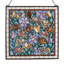 Vitrail en verre coloré magnolia 22 po x l 22 po