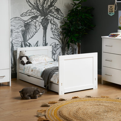 Nika 3 Piece Room Set & Underdrawer - White Wash