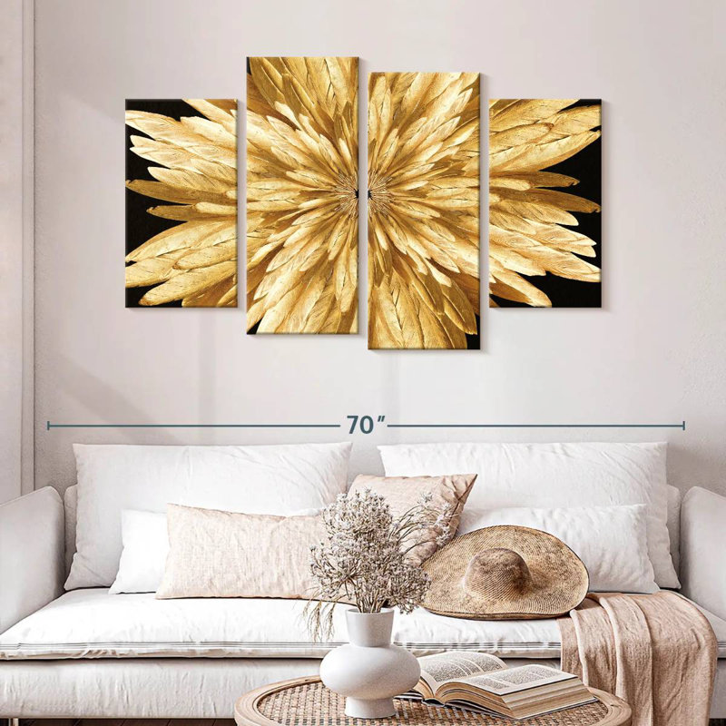 Kerner Gold Feathers Florette