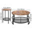 Ensemble de 3 tables basses avec tablette