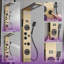  Système de douche avec panneau de douche réglable 51,57 po Luster-95168567