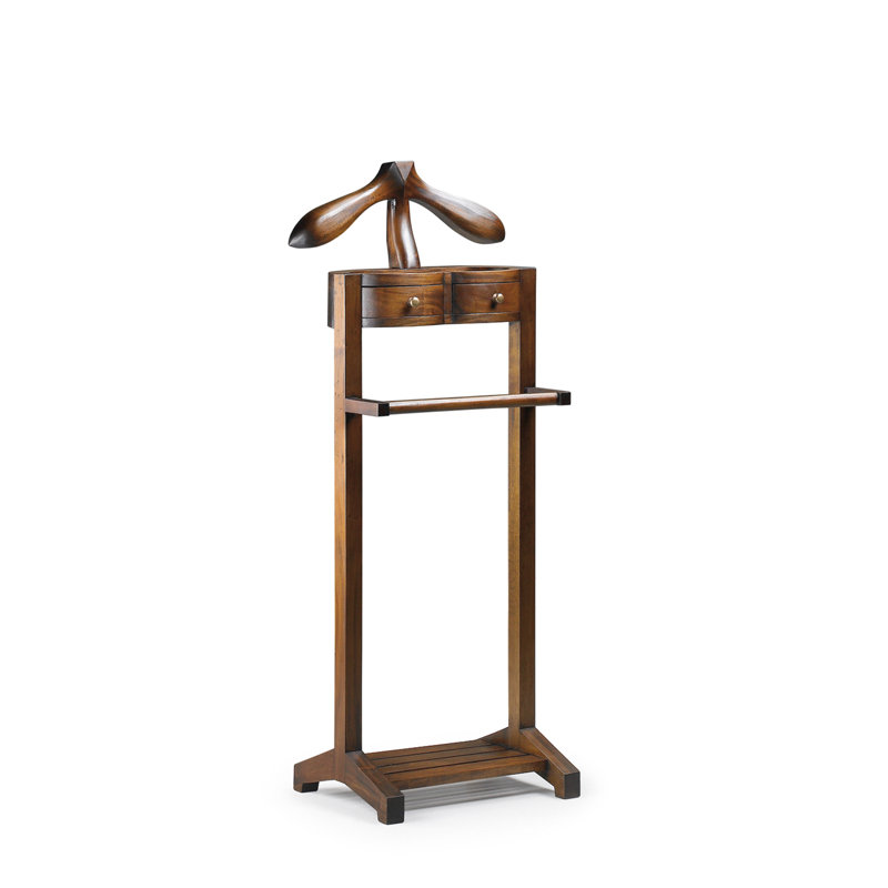 Flamingo Solid Wood Freestanding Valet Stand