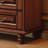 Retro Brown Solid Wood China Cabinet