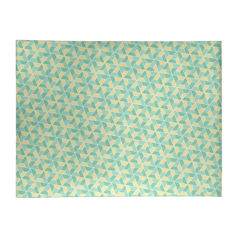 Tapis de zone verte trapézoïdals, Rectangle 2 pi x 3 pi