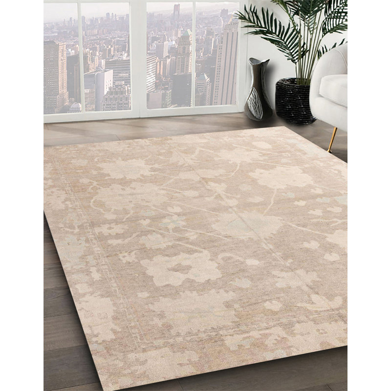Tapis abstrait moderne 4835, Carré 7 pi
