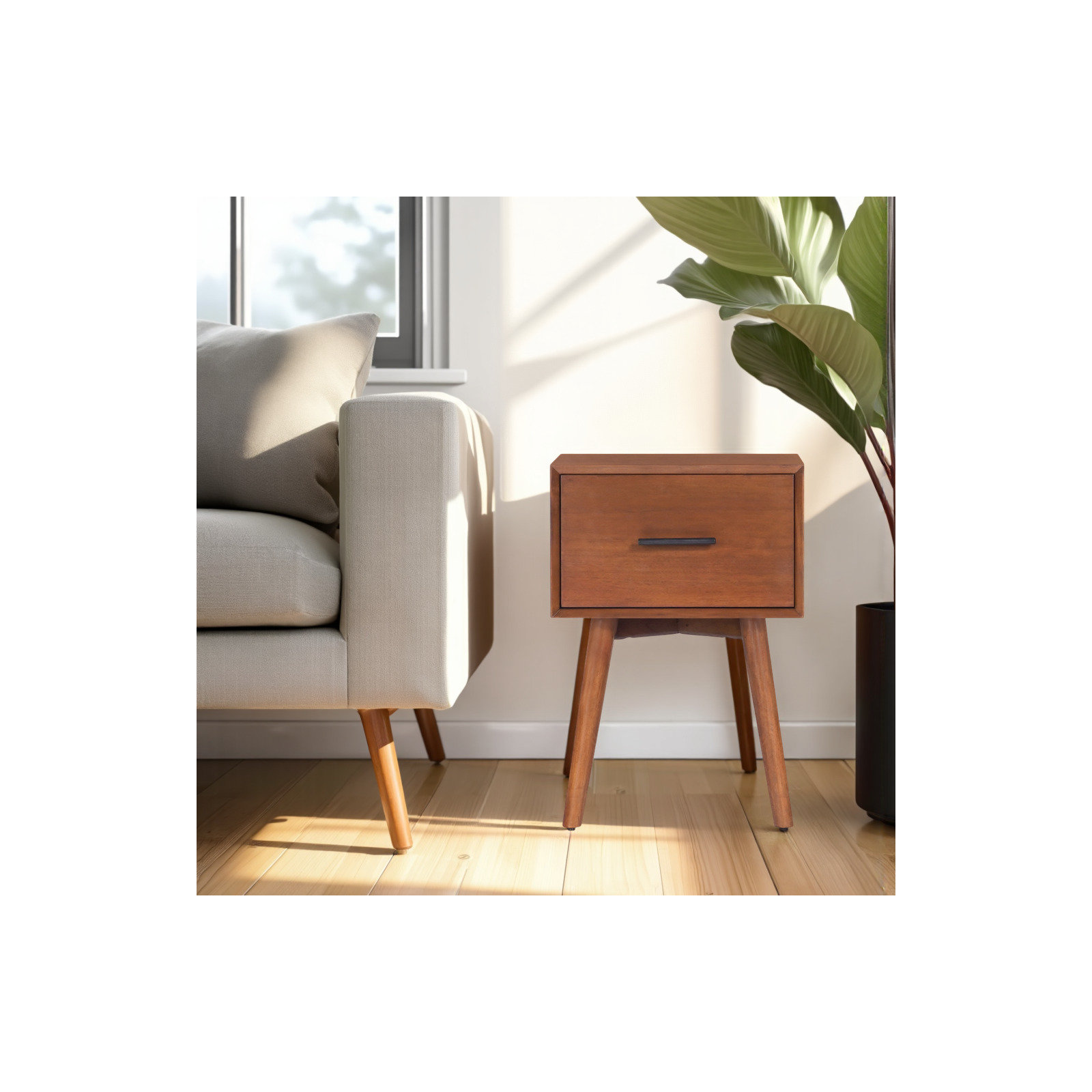 Williams End Table, Chestnut