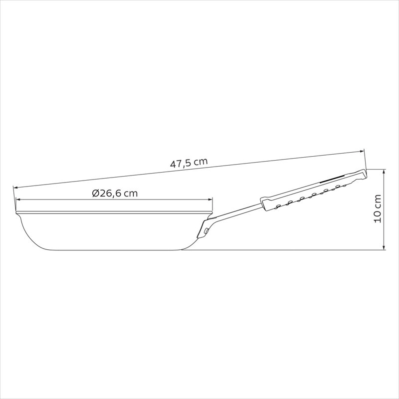 Non-Stick Frying Pan, 25cm (1.9l)