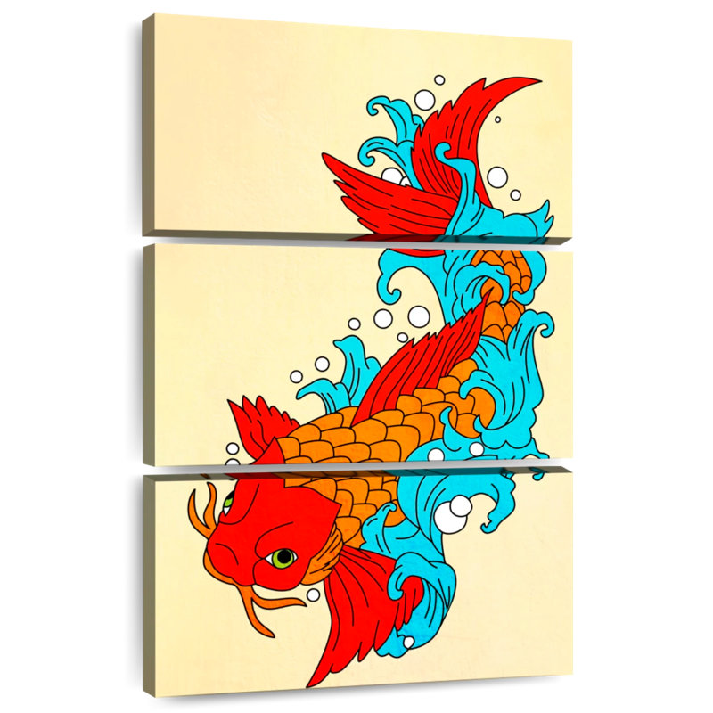 Brampt Koi Fish II, 45" H x 28" W