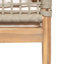 Canapé d'extérieur moderne 3 places en bois d'acacia Mariso