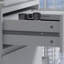 Warren 3 Drawer Chest Of Drawers: 60cm Wide. Matt Finish. Scratch Resistant. Modern No Handle Design.-900915375
