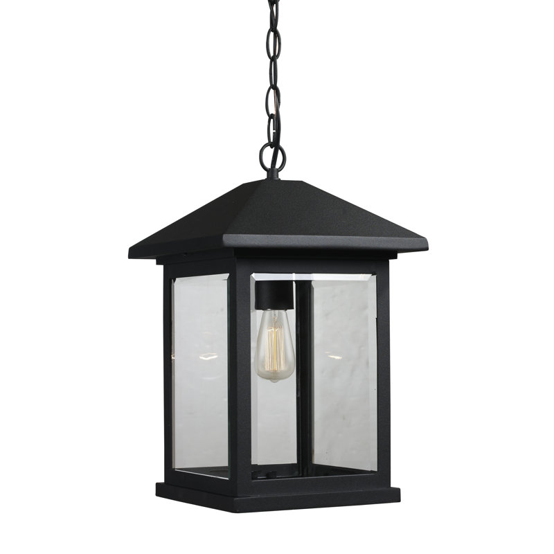 Lovette Outdoor Hanging Lantern, 15.25" H x 9.5" W