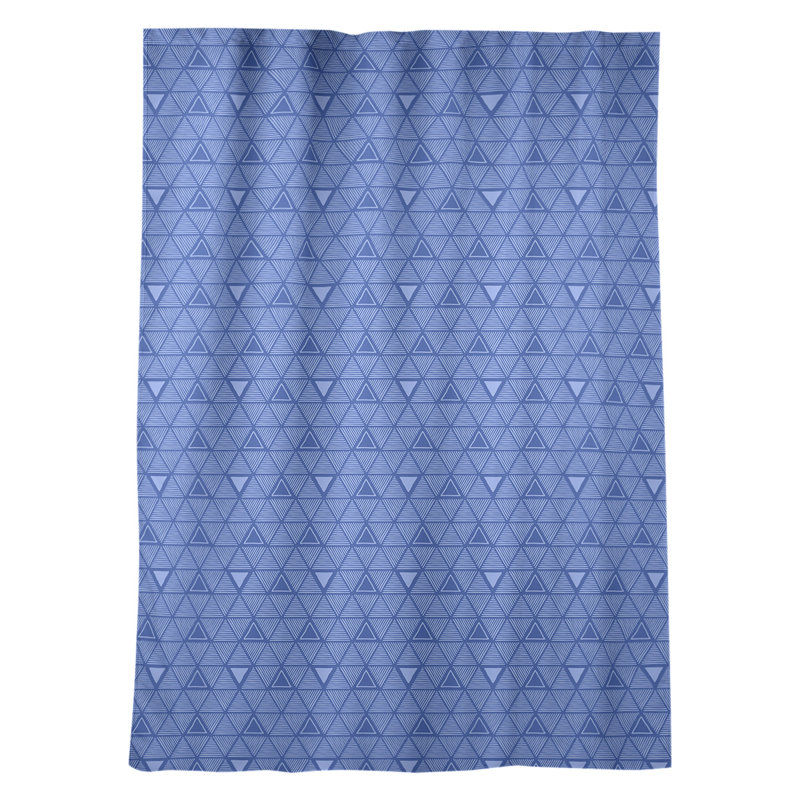 Jordao Room Darkening Curtain Single Panel, Blue