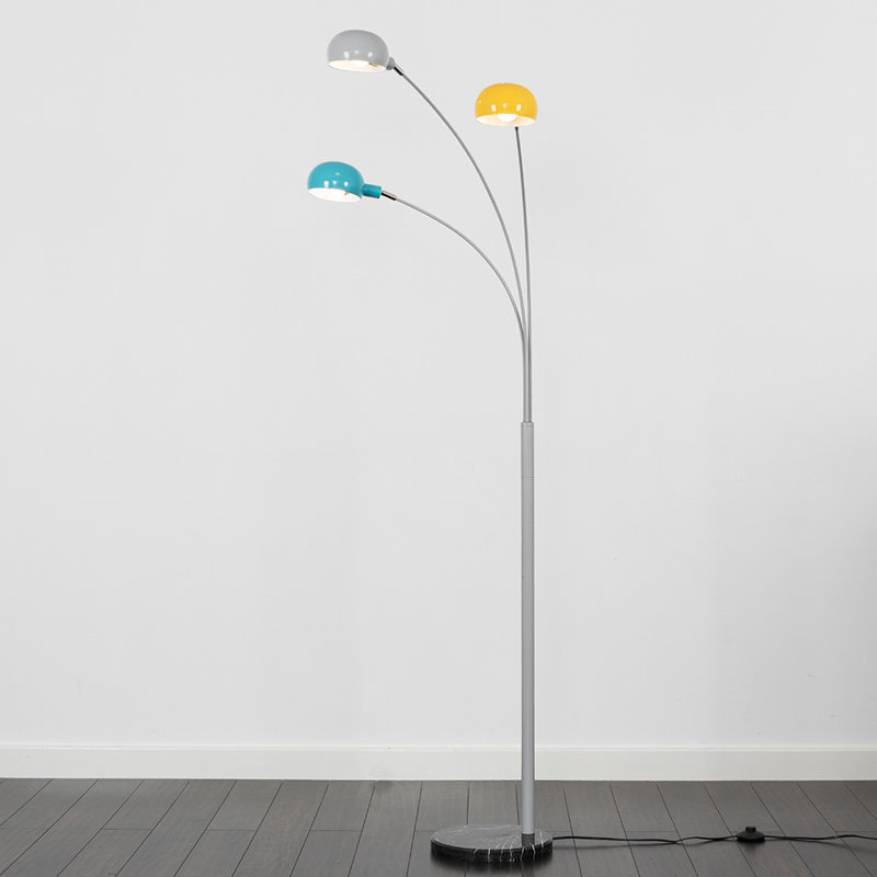 Derosier 192cm Tree Floor Lamp, No, Cool Grey
