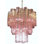 Lustre rétro en verre de Murano