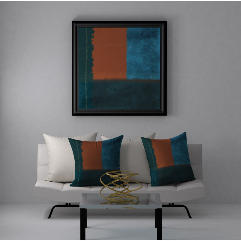 Reversible Throw Pillow, 18" x 18"