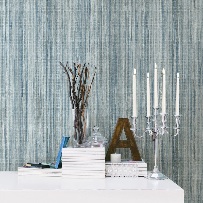Charles Striped Roll, Teal