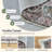 Washable Non-Slip Area Rug, Vintage Pattern Low-Pile Doormat-1258210173