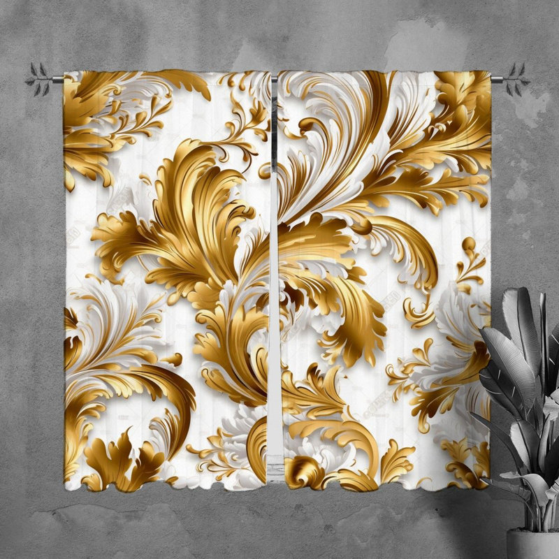 Shritha Room Darkening Curtain Pair, 20" W x 61" L