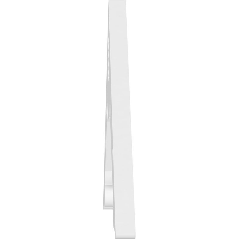 Cena Architectural Grade PVC Gable, 5/12, 13" H x 60" W x 1" D