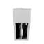 Toilette en céramique blanche, hauteur confort allongée de 1,1 / 1,6, et siège à fermeture stable T039wt One en céramique, allongée, blanche, fiable
