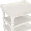 Table de chevet avec tablettes ouvertes - Style campagnard