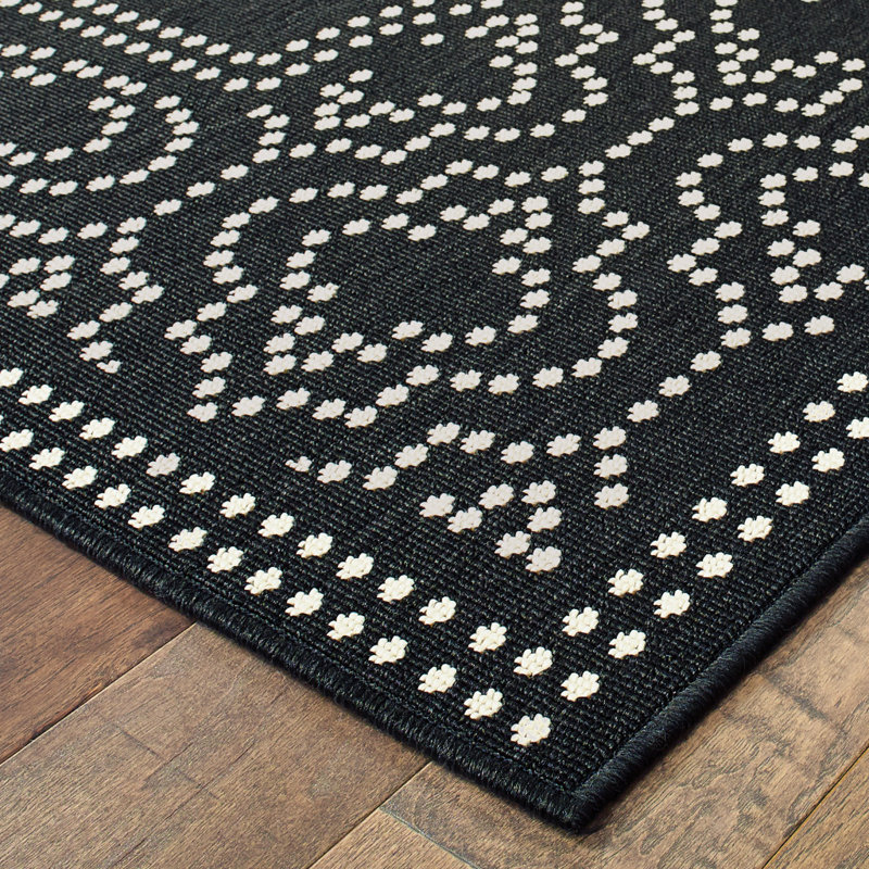 Tapis tissé à la machine Junor , Rectangle 2 pi 5 po x 4 pi 5 po