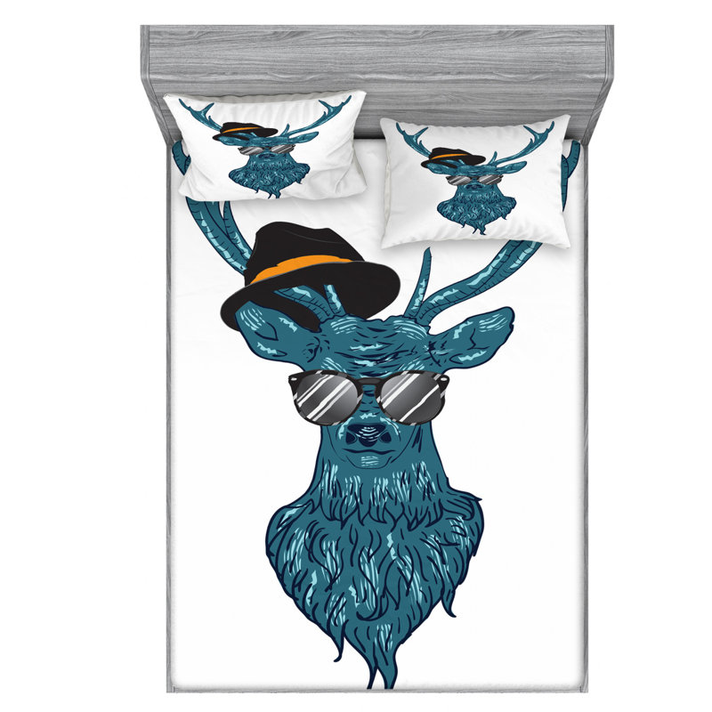 Microfiber Sheet Set, Full Sheet Set with Fitted Sheet