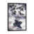 Toile avec cadre noir patiné
