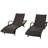 Pe Wicker Chaise Lounge With Arm-1909541104