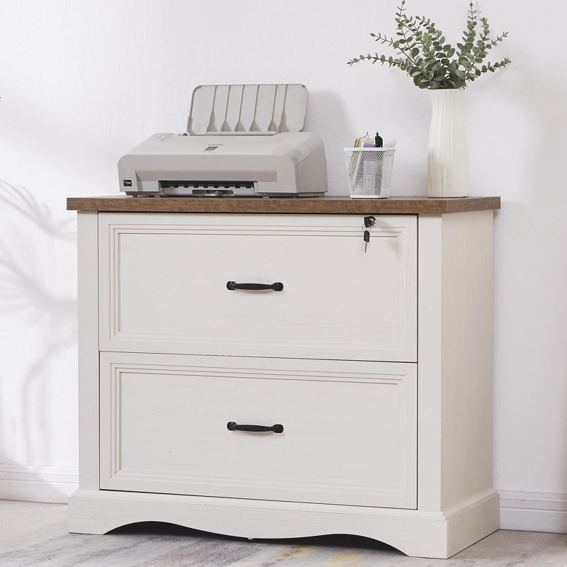 Classeur blanc ajustable avec tiroir verrouillable, classeur A4, dossiers légaux et de lettres pour le bureau à domicile et l'espace de travail, poignée en métal robuste et base stable, solution de rangement ultime