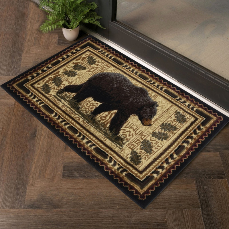 2 Ft. 7 In. X 3 Area Rug - Nature's Nest Gccbl3010 Black Polypropylene Weave, Stain , Adds Warmth To Your Space 2'7" 7'3" With Resistance, Ideal For ' Rooms