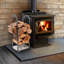 USA Handcrafted Lodge Log Rack-2091205629