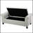 Astacia ARMED STORAGE BENCH Contemporary design  ottoman bench can function as extra seating 50.00” w x 19.75” d x 20.50” h-791006929