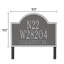 Wisconsin Special 3-Line Lawn Address Sign-1237597327-1237597326