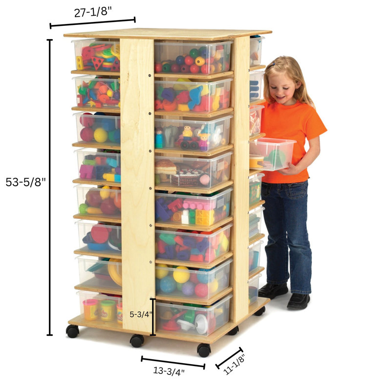 Tour tubulaire Jonti-Craft 32, Avec des bacs transparents