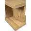 Table de bout avec tablette de rangement en bois massif Bridges