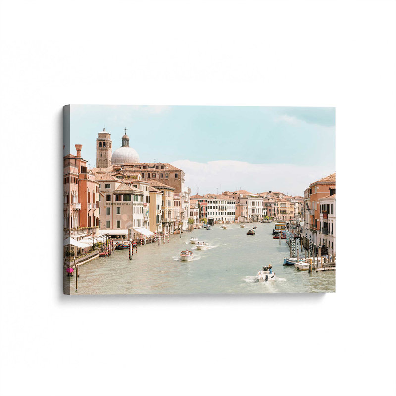 «A Venetian Voyage», reproduction sur toile, H 12 po x l 18 po x P 1,25 po, Toile tendue