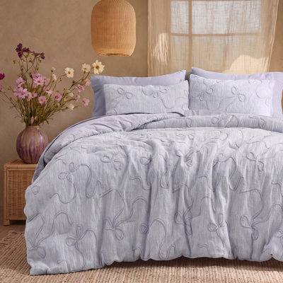 Ensemble d'édredon 3D Puffy Jacquard