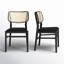Chaise d'appoint noire Padulsky-1860908208