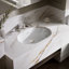 Lavabo pour salle de bain encastrable Brazn