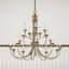 Lustre étagé de style bougie à 20 lumières Eron-21530027