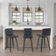 Tabouret de bar et de comptoir pivotant en bois Biance - ensemble de 4-1605513001-1605513002-1605513015