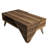 Modern Coffee Table, 41.3 x 22.8 x 15.7 inches | 100% Melamine Coated Particle Board, Thickness: 0.7 inches | Geometric Design with Bottom Shelf (Height: 6.3 inches) | Stylish & Functional for Living Room-1098571384