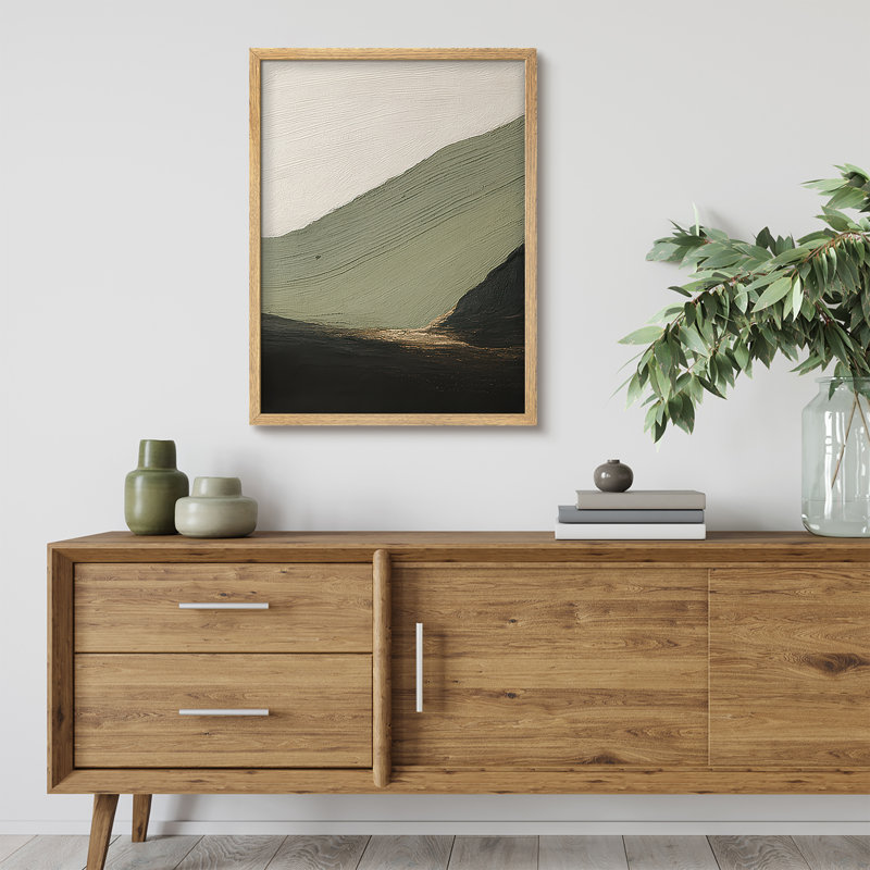 Reproduction de paysage encadrée pour la maison - 11 po x 14 po, H 14 po x l 11 po, Naturel