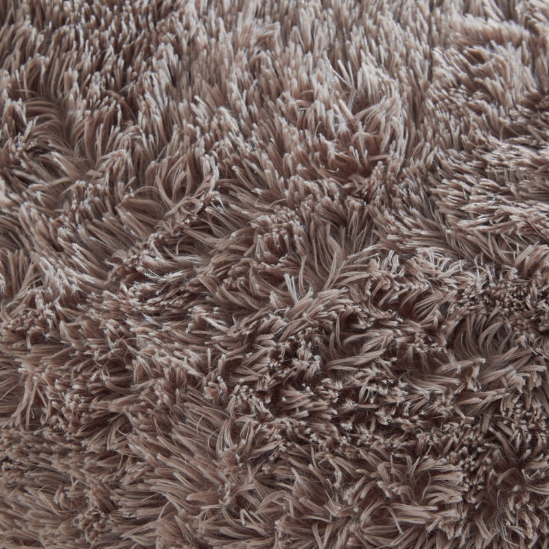 Cuddly Faux Fur Duvet Cover Set with Pillowcases, Single Duvet Cover - 1 Standard Pillowcase, Natural