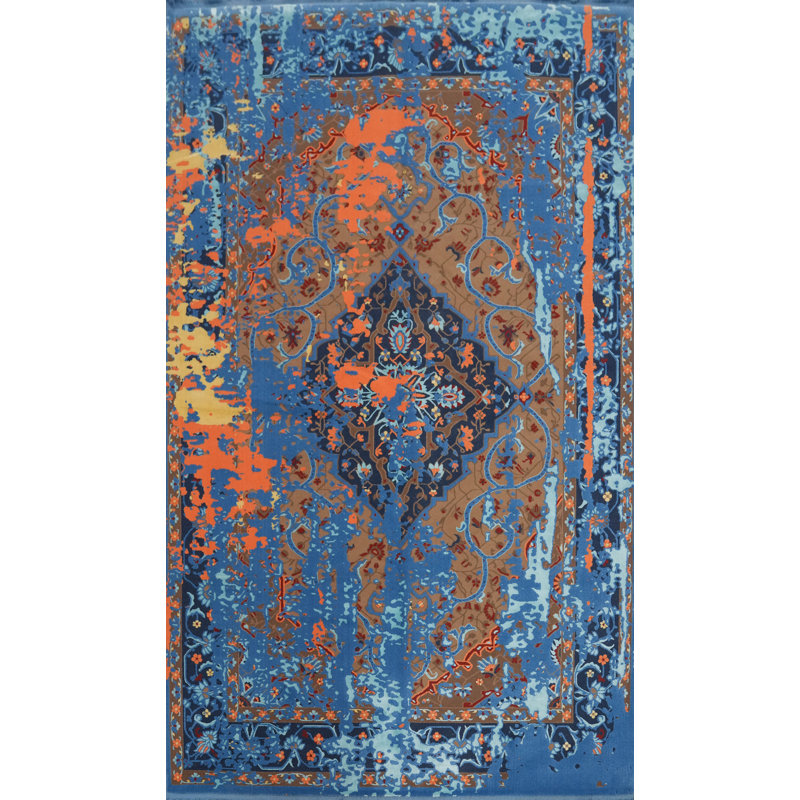 Tapis traditionnel délavé 6 x 9