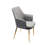 Odetta 18.32'' H Velvet Upholstered Armchair-2088645278