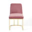Chaise d'appoint de salle à manger en velours Amplifier Base Performance-1253133068-1253133070