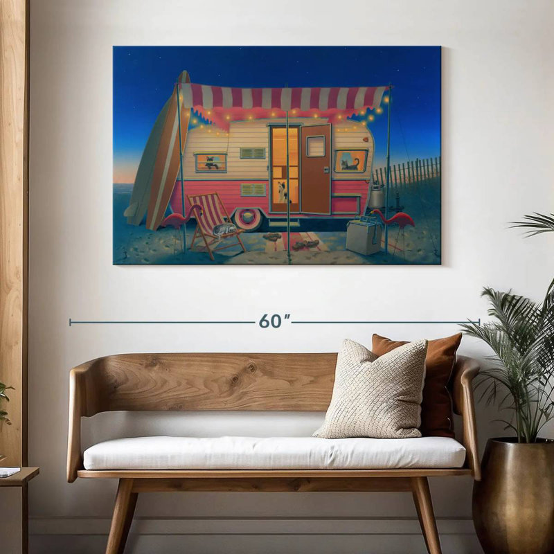 Senne Happy Campers, 32" H x 48" W